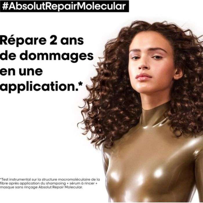L'OREAL PROFESSIONNEL PARIS ABSOLUT REPAIR MOLECULAR MASQUE PROFESSIONNEL SANS RINCAGE 1000 ML