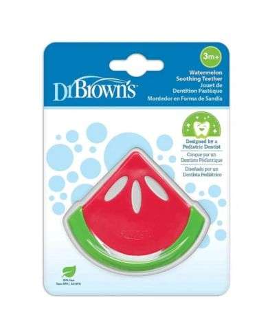 DR BROWNS ANNEAU DE DENTITION PASTEQUE 3M+