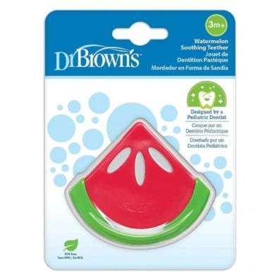 DR BROWNS ANNEAU DE DENTITION PASTEQUE 3M+