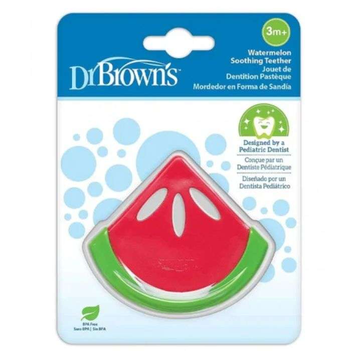 DR BROWNS ANNEAU DE DENTITION PASTEQUE 3M+
