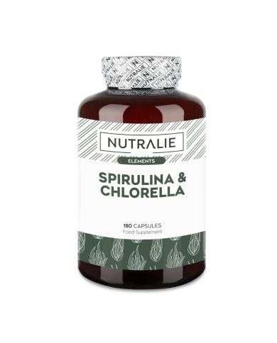 NUTRALIE SPIRULINE ET CHLORELLA 180 CAPSULES