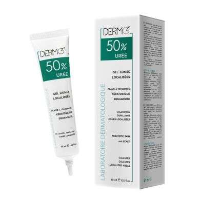 DERMO Z 50% UREE GEL ZONES LOCALISEES 40 ML