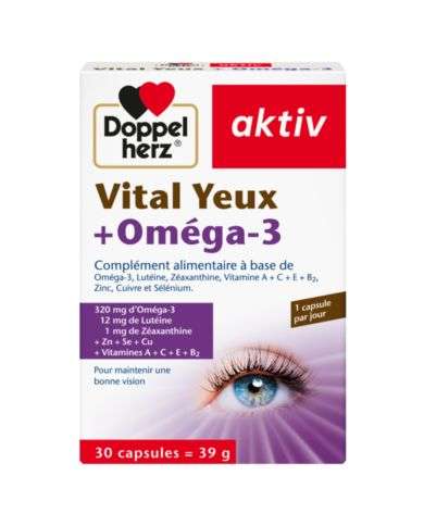 DOPPELHERZ AKTIV VITAL YEUX + OMEGA3 30 CAPSULES