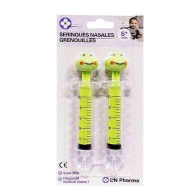 L2N PHARMA LOT DE 2 SERINGUES NASALES 6 MOIS +