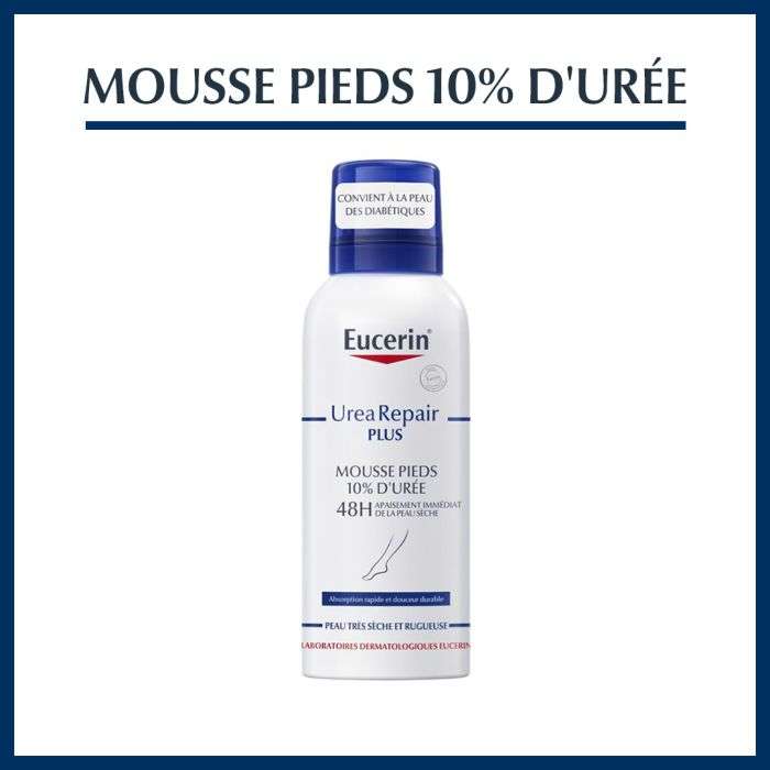 EUCERIN UREAREPAIR PLUS MOUSSE PIEDS 10% D'UREE 48H