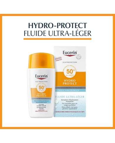 EUCERIN HYDRO PROTECT FLUIDE ULTRA LEGERSPF 50+ TOUS TYPES DE PEAUX