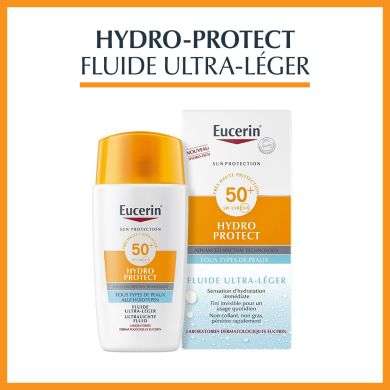 EUCERIN HYDRO PROTECT FLUIDE ULTRA LEGERSPF 50+ TOUS TYPES DE PEAUX