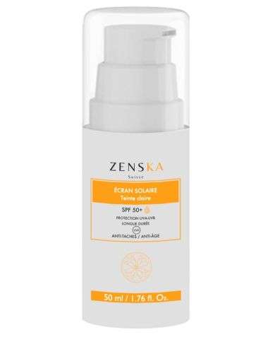 ZENSKA ECRAN SOLAIRE SPF 50+ TEINTE CLAIRE 50 ML