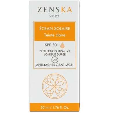 ZENSKA ECRAN SOLAIRE SPF 50+ TEINTE CLAIRE 50 ML