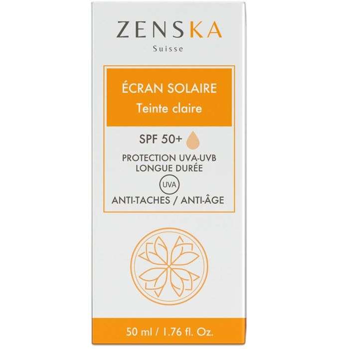ZENSKA ECRAN SOLAIRE SPF 50+ TEINTE CLAIRE 50 ML