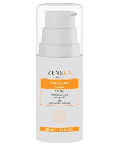 ZENSKA ECRAN SOLAIRE INVISIBLE SPF 50 ANTI TACHES ANTI AGE 50 ML