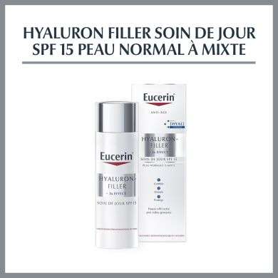EUCERIN HYALURON-FILLER + 3x EFFECT Soin de Jour Peau Normale à Mixte SPF 15