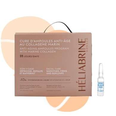 HELIABRINE AMPOULES AU COLLAGENE MARIN CURE ANTI AGE 24 JOURS