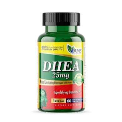 AMS DHEA 25 MG 60 CAPSULES