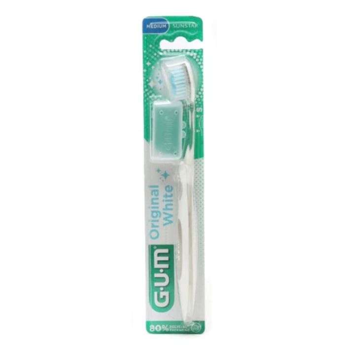 GUM BROSSE A DENTS ORIGINAL WHITE MEDIUM COMPACTE REF 563