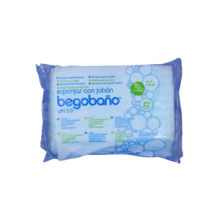 BEGOBANOEPONGE SAVONNEUSE 10 UNITES