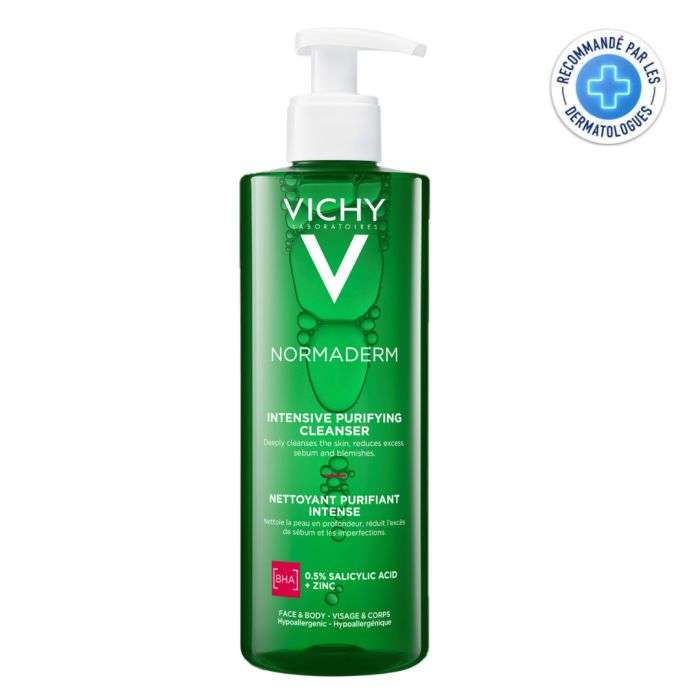 VICHY NORMADERM GEL PURIFIANT INTENSE PEAU GRASSE ET ACNEIQUE 400 ML