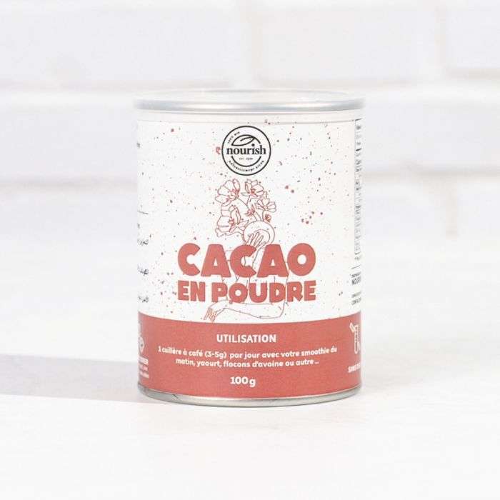NOURISH CACAO EN POUDRE 100 G