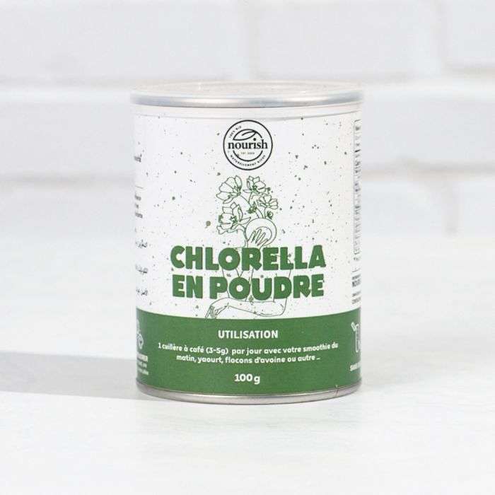 NOURISH CHLORELLA EN POUDRE 100 G