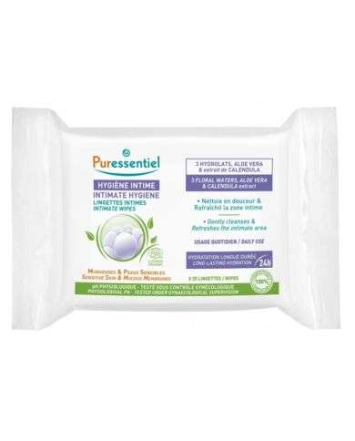 PURESSENTIEL HYGIENE INTIME LINGETTES INTIMES 25 UNITES