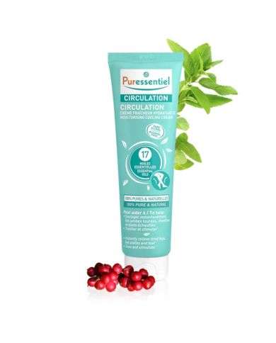 PURESSENTIEL CIRCULATION CREME FRAICHEUR HYDRATANTE 100 ML