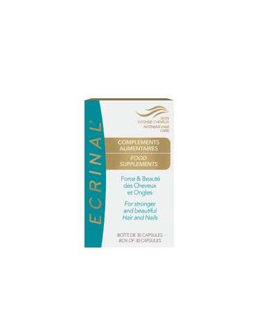 ECRINAL 30 CAPSULES CHEVEUX 1 MOIS DE TRAITEMENT