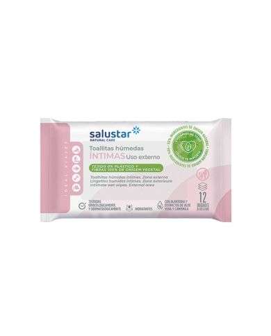 SALUSTAR LINGETTES HYGIENE INTIME 12 UNITES