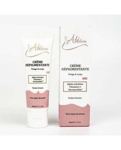 ABIDERM CREME DEPIGMENTANTE TOUS TYPES DE PEAUX VISAGE ET CORPS 50 ML