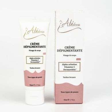 ABIDERM CREME DEPIGMENTANTE TOUS TYPES DE PEAUX 50 ML