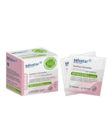 SALUSTAR LINGETTES HYGIENE INTIME UNIDOSE 12 UNITES