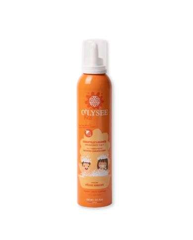 OLYSEE KIDS CHANTILLY LAVANTE HYDRATANTE 3 EN 1 PARFUM PECHE ABRICOT 250 ML