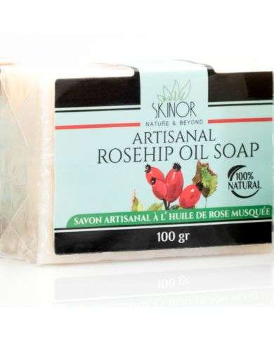 SKINOR SAVON NATUREL ROSE MUSQUEE 100 G