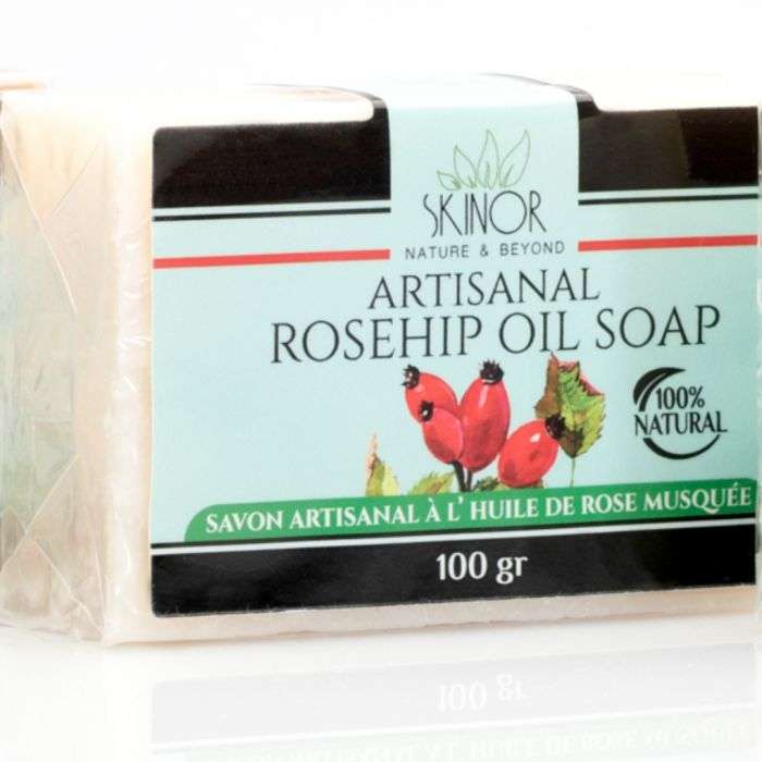 SKINOR SAVON NATUREL ROSE MUSQUEE 100 G