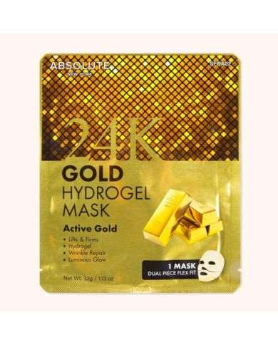 ABSOLUTE NEW YORK 24K GOLD HYDROGEL MASQUE 32G
