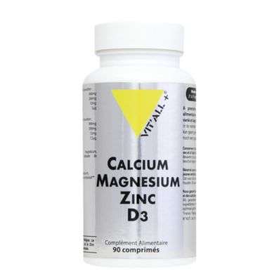 VITALL+ ZINC CALCIUM MAGNESIUM ZINC D3 90 COMPRIMES