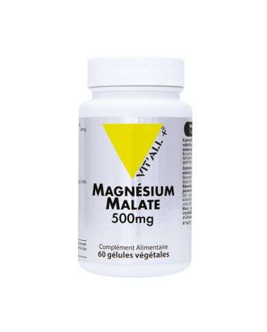 VITALL+ MAGNESIUM MALATE 500MG 60 GELULES