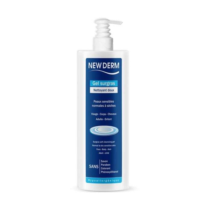 NEW DERM GEL SURGRAS NETTOYANT DOUX 500 ML