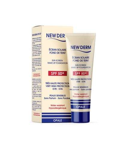 NEW DERM CREME SOLAIRE SPF 50+ OPALE 50ML