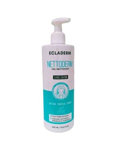 ECLADERM NETTODERM GEL NETTOYANT 400 ML