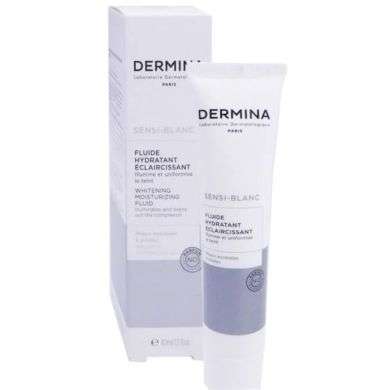 DERMINA SENSI BLANC FLUIDE HYDRATANT ECLAIRCISSANT 40 ML
