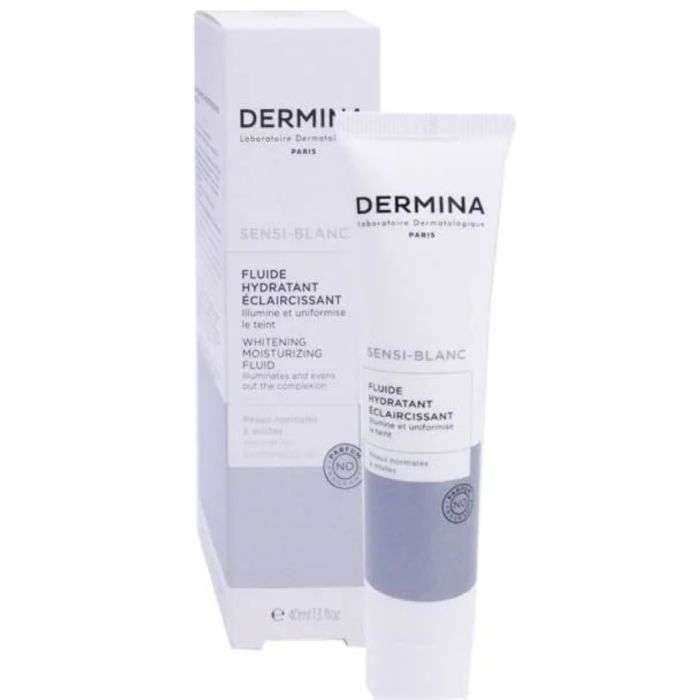 DERMINA SENSI BLANC FLUIDE HYDRATANT ECLAIRCISSANT 40 ML