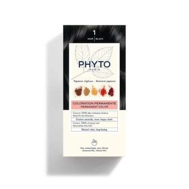 PHYTO COLOR KIT COLORATION 1 NOIR 