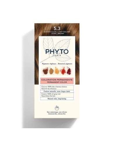 PHYTO COLOR KIT COLORATION 5.3 CHATAIN CLAIR DORE