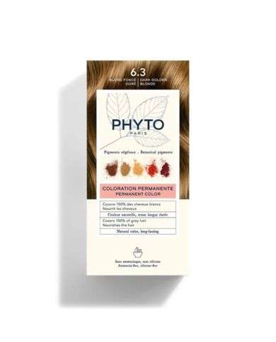PHYTO COLOR KIT COLORATION 6.3 BLOND FONCE DORE