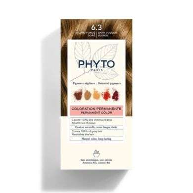 PHYTO COLOR KIT COLORATION 6.3 BLOND FONCE DORE