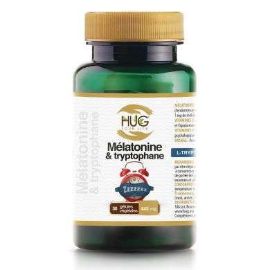 HUG NATURAL MELATONINE ET TRYTOPHANE 30 GELULES
