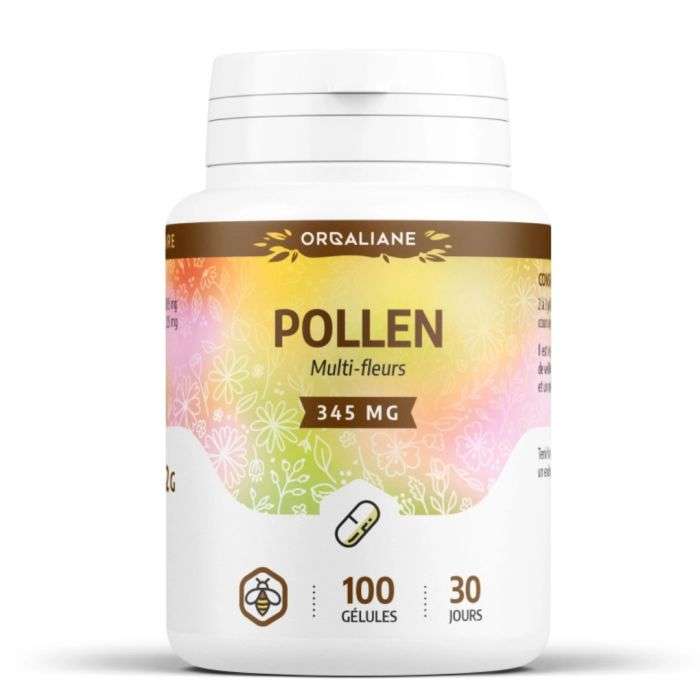 GPH POLLEN MULTIFLEURS 345 MG 100 GELULES