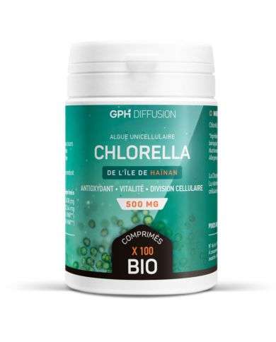 GPH CHLORELLA 500 MG 100 COMPRIMES