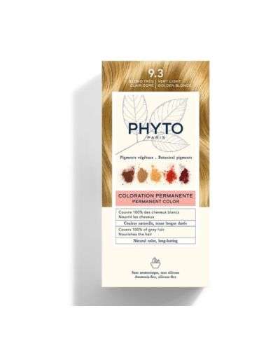 PHYTO COLOR KIT COLORATION 9.3 BLOND TRES CLAIR DORE
