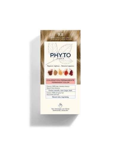 PHYTO COLOR KIT COLORATION 9.8 BLOND TRES CLAIR BEIGE